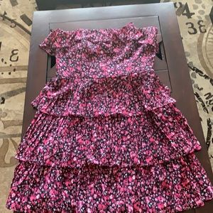 Strapless dress with belt or wear without